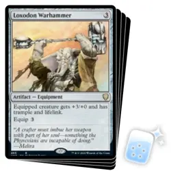 LOXODON WARHAMMER (COMMANDER DECK) X4 Commander Legends Magic MTG MINT CARD - Image 1
