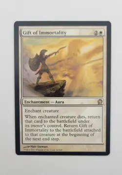 MTG Magic the Gathering Gift of Immortality #14 Theros NM - Image 1
