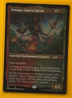 Xenagos, God of Revels - Foil Etched NM-Mint, English Commander Legends MTG 541 - Image 1