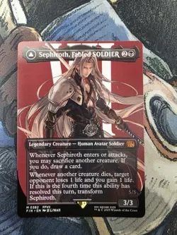 Sephiroth, Fabled SOLDIER (0382) (Borderless) Final Fantasy Regular - Image 1