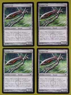 Corpse Cur x4 Scars of Mirrodin 4x Playset Magic the Gathering MTG - Image 1