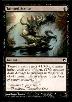 MTG Tainted Strike LP Light Play Scars of Mirrodin [2873] - Image 1