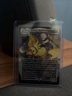 MTG CHOCOBO TRACK FOIL Cloud, Midgar Mercenary(#564) Borderless - FINAL FANTASY - Image 1