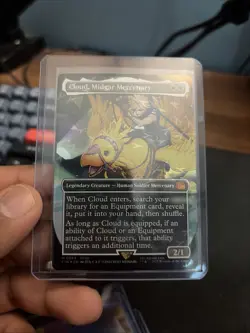 MTG CHOCOBO TRACK FOIL Cloud, Midgar Mercenary(#564) Borderless - FINAL FANTASY - Image 2