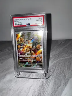 2024 POKEMON JAPANESE SV5A-CRIMSON HAZE ART RARE #078 EEVEE PSA 10 - Image 2