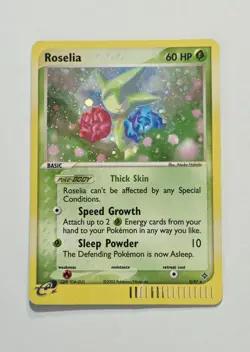 Roselia 9/97 EX Dragon 2003 Rare Holo e-Series Pokemon Card HP - Image 1