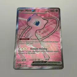 Pokemon Mew EX 193/165 Scarlet & Violet 151 Ultra Rare Full Art Holo English - Image 1