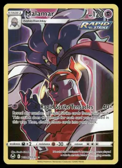 Pokemon Cards Malamar TG06/TG30 Silver Tempest Trainer Gallery Holo NM *2 - Image 1
