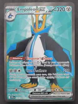 Empoleon ex 114/094 Ultra Rare Phantasmal Flames Pokemon TCG - Image 1