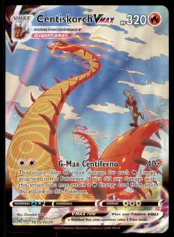 Centiskorch VMAX TG15/TG30 Holo VMAX Rare Lost Origin Trainer Gallery Pokemon NM - Image 1