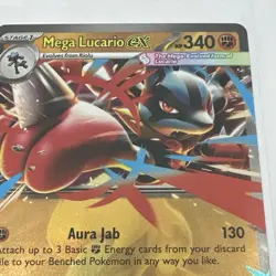 Mega Lucario EX Pokemon TCG 077/132 Mega Evolution Double Rare NM/MT - Image 5