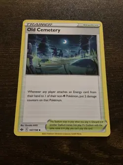 Old Cemetery 147/198 Chilling Reign Uncommon Pokemon D2705* - Image 1
