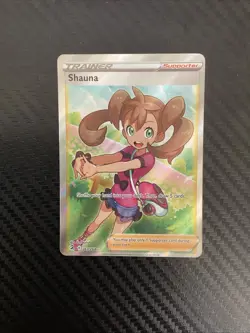 Shauna Pokemon Fusion Strike 263/264 Ultra Rare Full Art Holo NM - Image 1