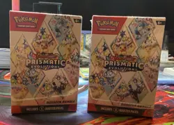 Pokemon TCG Evolutions Prismatic Booster Bundle 2X Sealed - Image 1