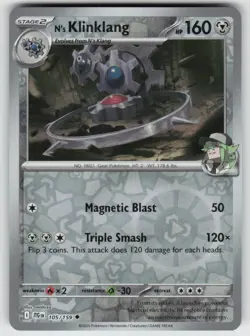 N's Klinklang 105/159 Uncommon Journey Together Pokemon Reverse Holo Near Mint - Image 1