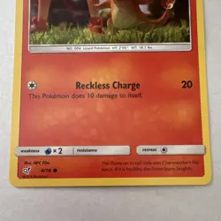 Pokemon TCG Charmander 005/024 Detective Pikachu Holo Common Basic HP60 2019 Ja… - Image 5
