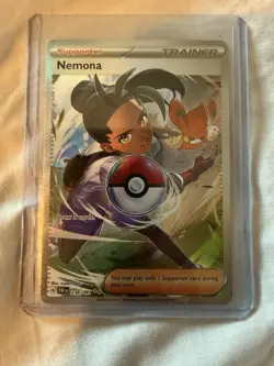 Pokemon Nemona 238/091 SV: Paldean Fates Trainer Supporter Full Art Holo 2024 - Image 1