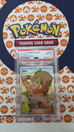 The Pokemon Company 2019 Hidden Fates Hiker SV85/SV94 Shiny Holo PSA 10 - Image 1
