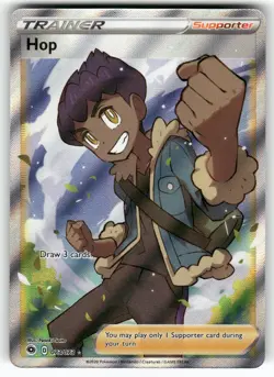 Hop 073/073 Ultra Rare Champion's Path Pokemon Near Mint - Image 1