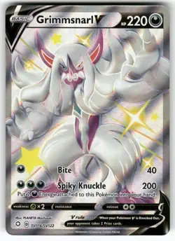 Grimmsnarl V SV116/SV122 Holo V Rare Shining Fates Shiny Vault Pokemon Near Mint - Image 1