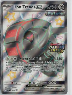 Pokemon Iron Treads ex (Paldean Fates Stamp) - 073 SV: Scarlet & Violet Promo Ca - Image 1