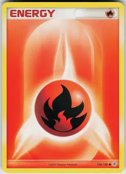 Pokemon Fire Energy (2007 Unnumbered D/P Style Non-Holo) League & Championship C - Image 1