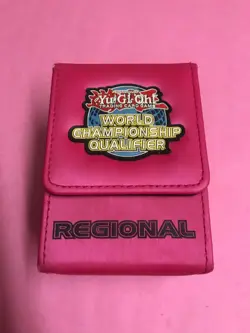 Yugioh World Championship Qualifier Regional (WCQ) PINK Deck Box - Image 1