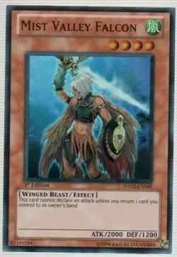 Mist Valley Falcon - HA02-EN048 - Super Rare - Unlimited Edition - Heavily Playe - Image 1