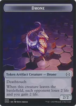 MTG Phyrexia: All Will Be One - Drone 2/2 [Token] - Image 1