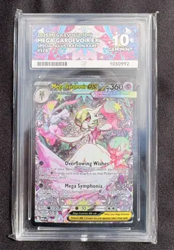 Pokemon Mega Gardevoir EX TCG Mega Evolution Card 178/132 Ace10 (Perfect Subs) - Image 4