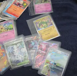 Pokemon TCG Mixed Card Lot Holo, Trainer, Energy Rayquaza Mewtwo Registeel EX - Image 1