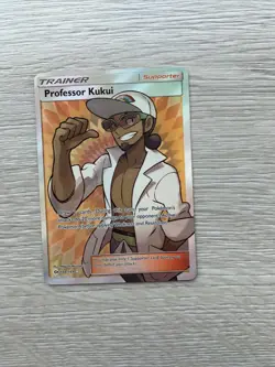 Professor Kukui 148/149 Sun and Moon Base - Full Art Pokemon Card - Image 1