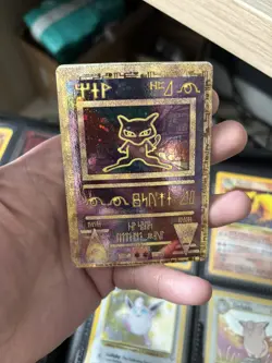 WOTC Movie Promo 2000 Holo Ancient Mew Pokemon Card MISCUT MISPRINT ERROR - Image 1
