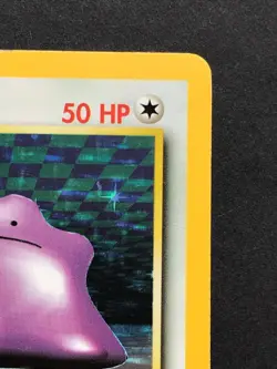 Ditto 3/62 Fossil Holo - Vintage Pokemon Card WOTC 1999 – Played - Image 3