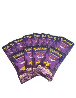 Pokemon Halloween Cards Trick or Treat BOOster Pack 14 Packs - Image 1