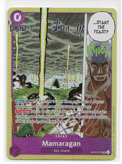 ONE PIECE CARD GAME MAMARAGAN OP15-078 SR ADVENTURE ON KAMI'S ISLAND FOIL - Image 1