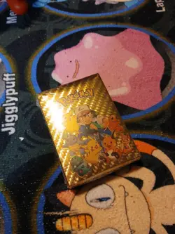 110 Pcs Sealed Pokemon Foil Gold Cards Pack Tcg GX Fan Art - Image 1