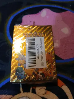 110 Pcs Sealed Pokemon Foil Gold Cards Pack Tcg GX Fan Art - Image 2