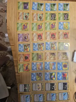 Lot of 40 1st Edition Fossil Pokemon Cards. mint. Pulled from Packs this week. - Image 1
