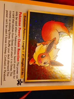 LP Pokemon EEVEE Card BLACK STAR PROMO Set#11 Wizards of the Coast HOLO League#1 - Image 5