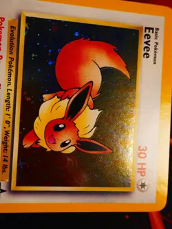 LP/MP Pokemon EEVEE Card BLACK STAR PROMO Set #11 HOLO Foil League WOTC#3 - Image 4