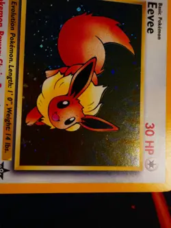 LP/MP Pokemon EEVEE Card BLACK STAR PROMO Set #11 HOLO Foil League WOTC#3 - Image 5