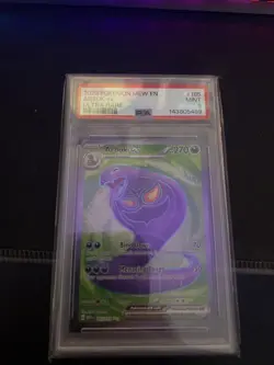 Arbok EX Full Art Pokemon Card TCG Scarlet Violet 185/165 Holo Ultra Rare PSA 9 - Image 1