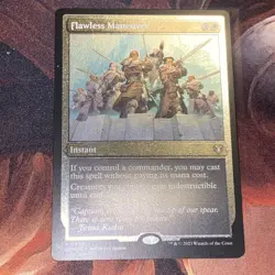 Flawless Maneuver X1 Mtg Commander Masters Nm Foil Etched - Image 1