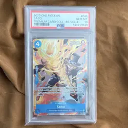 Sabo OP10-049 Best Selection Vol. 4 One Piece CCG Character Card - Image 1