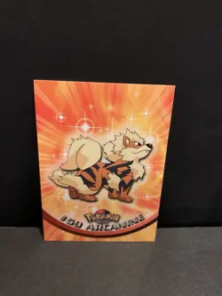 Pokemon Topps TV Animation Arcanine Card #59 - Image 1