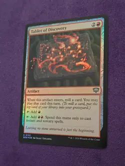 Tablet of Discovery x1 FOIL Secrets of Strixhaven SOS NM MTG - Image 2