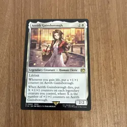 Aerith Gainsborough MTG Final Fantasy 0004 Regular Rare NM Magic The Gathering - Image 1