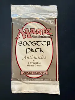 MTG Antiquities Booster Pack (Sealed) – Vintage Magic The Gathering 1994 - Image 1