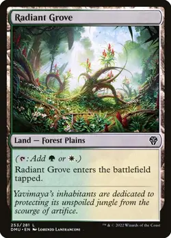 [MTG] Radiant Grove (Foil) (253) (DMU) LP-HP - Image 1